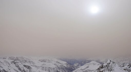 Saharastaub am Sonnblick